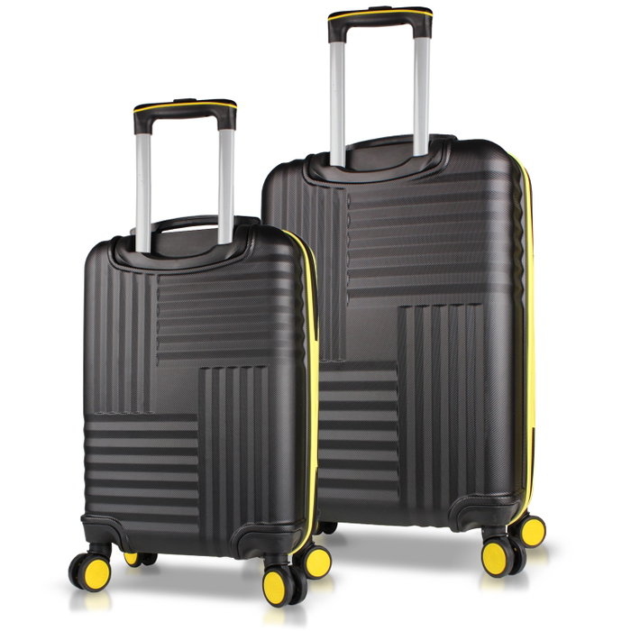 Zoozie Bags Set de maletas de 2 piezas en negro